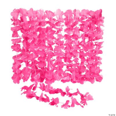 Hot Pink Flower Leis