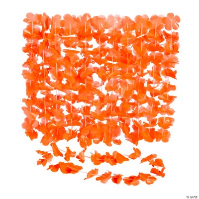 Orange Flower Leis