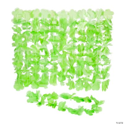 Lime Green Flower Leis