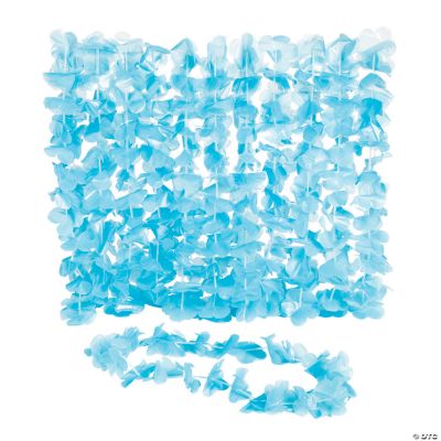 Light Blue Flower Leis