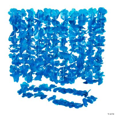 Blue Flower Leis