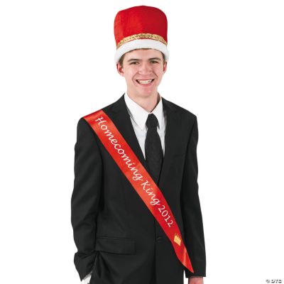 Red “Homecoming King 2012” Sash