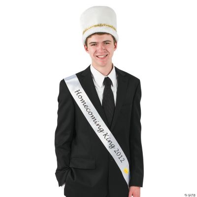 White “Homecoming King 2012” Sash