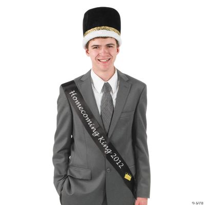 Black “Homecoming King 2012” Sash