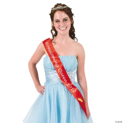 Red “Homecoming Queen 2012” Sash