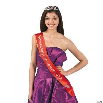 Red “Homecoming Court 2012” Sash