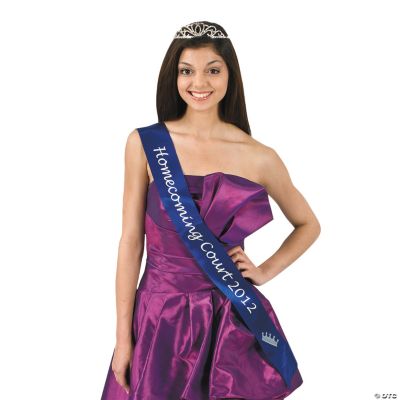 Blue “Homecoming Court 2012” Sash