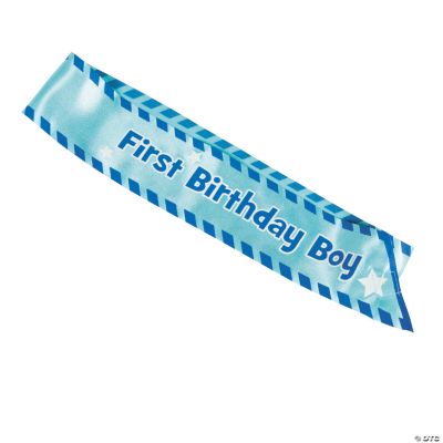 “1st Birthday Boy” Sash