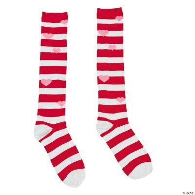 Valentine’s Day Knee Socks