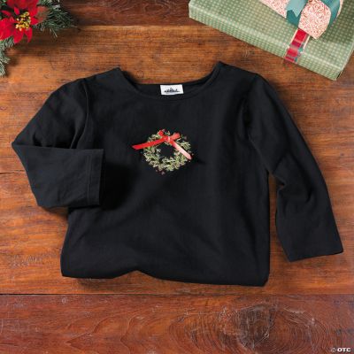 Christmas Wreath Knit Top - Large