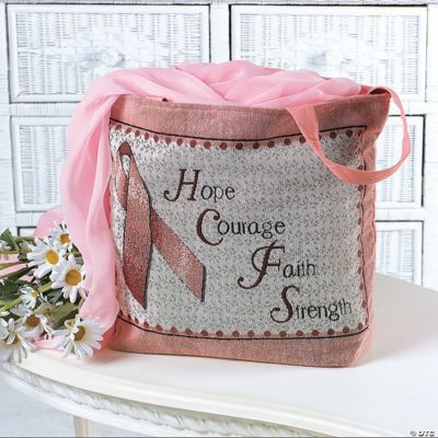 Breast Cancer Awareness Tapestry Tote