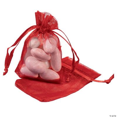 Romantic Rose Mini Organza Bags