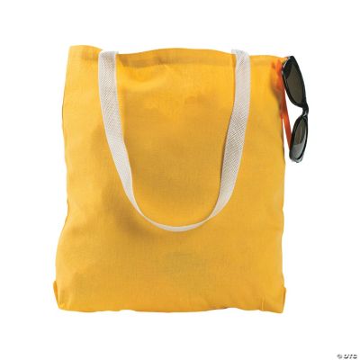 Large Yellow Tote Bags