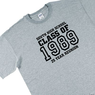 Personalized “Class Of” Grey T-Shirt — Youth Small (6-8)