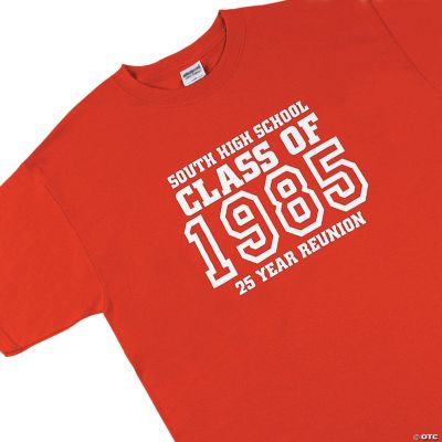Personalized “Class Of” Red T-Shirt — Youth Medium (10-12)