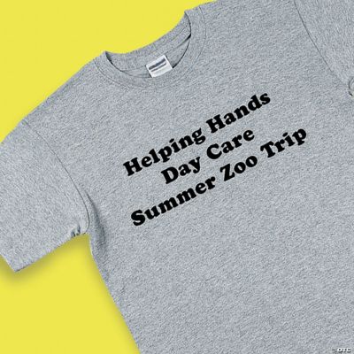 Personalized Gray T-Shirt — Youth Small (6-8)