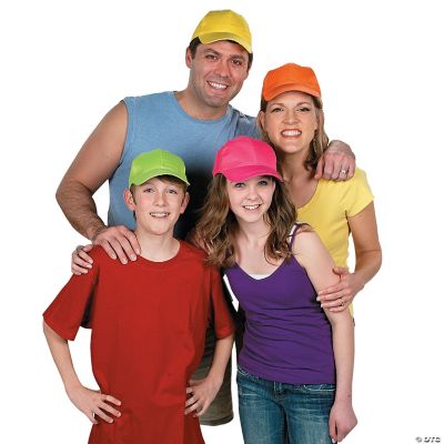 Neon Baseball Caps Oriental Trading