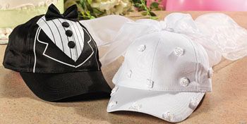 Bride And Groom Baseball Cap Set