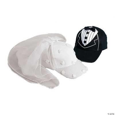 Bride And Groom Baseball Cap Set