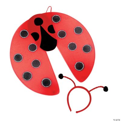 Nylon Ladybug Wings And Antennae Headband Oriental Trading
