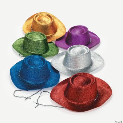 12 Glitter Cowboy Hats Oriental Trading Discontinued