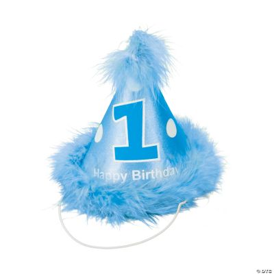 Boy’s 1st Birthday Cone Hat