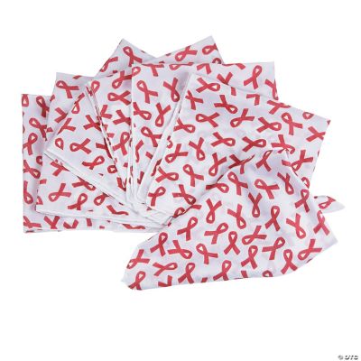 Red Awareness Ribbon Bandanas