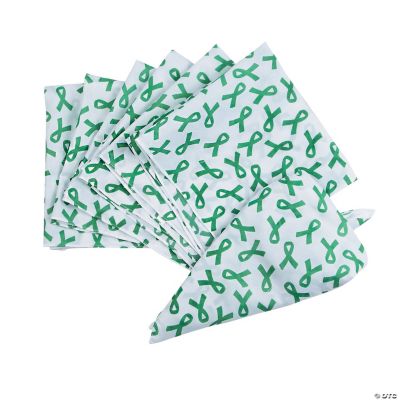 Green Awareness Ribbon Bandanas