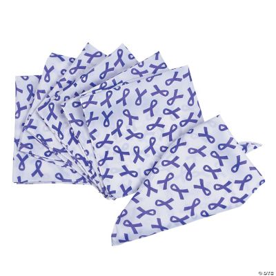 Purple Awareness Ribbon Bandanas