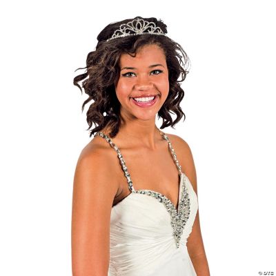Elegant Rhinestone Flower Tiara