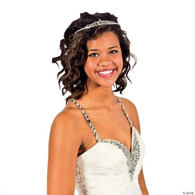 Scalloped Rhinestone Tiara