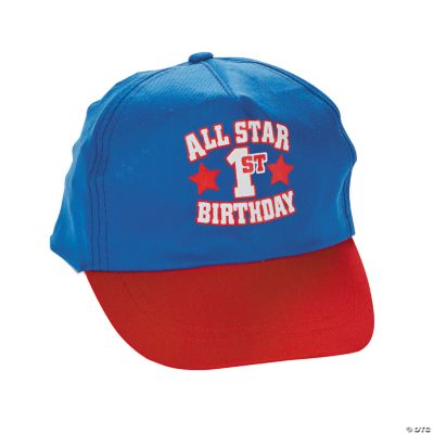 1st Birthday “All Star” Baseball Hat