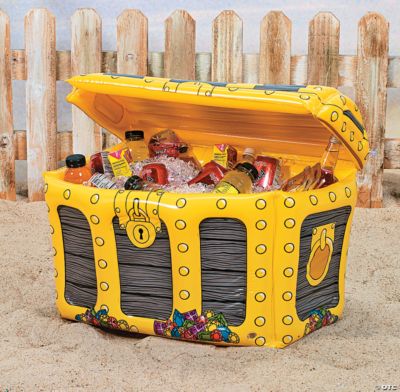 Inflatable Treasure Chest Cooler