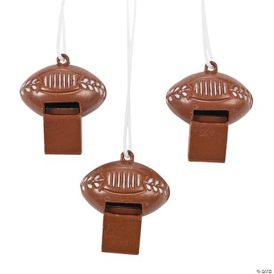 Football-Shaped Whistles