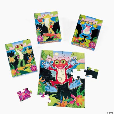 12 Tropical Frog Puzzles