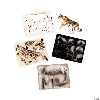 Zoo Animal 3-D Puzzles