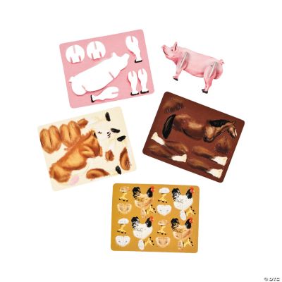 Farm Animal 3D Puzzles