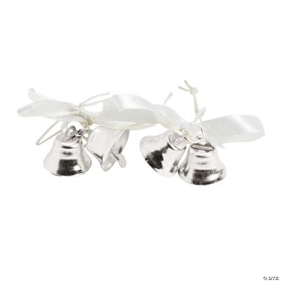 Bubble Bottle Silver Bell Tie-Ons