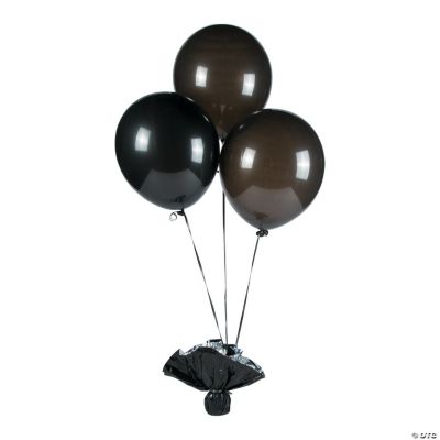 Onyx Black Latex Balloons