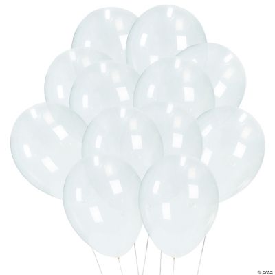 Diamond Clear Latex Balloons