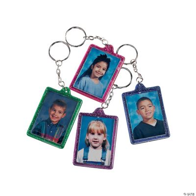 Glitter Photo Frame Key Chains