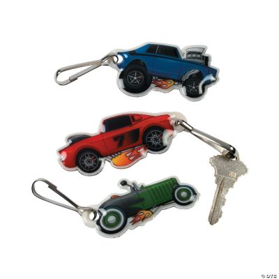 Race Car Belt Clip Key Chains