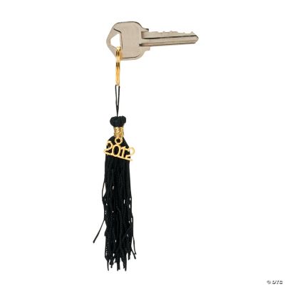 “Class Of 2012” Black Tassel Key Chains