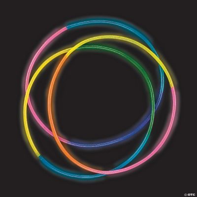 Tri-Color Glow-In-The-Dark Necklaces