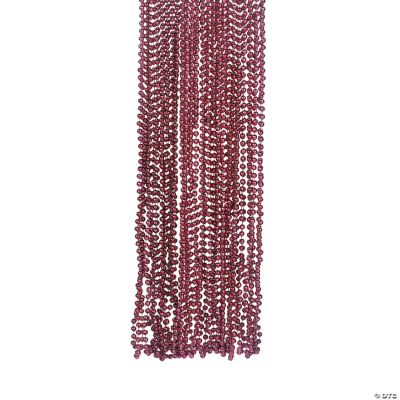 Maroon Bead Necklaces