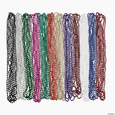 Metallic Beaded Necklace Assortment