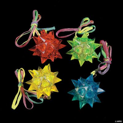 Flashing Star Ball Necklaces