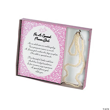 Girls Gift  on Flower Girl Necklace   Bracelet Gift Set   Oriental Trading