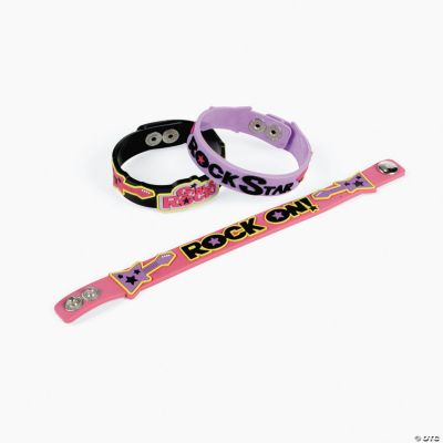 12 “Rock Star” Stamped Bracelets