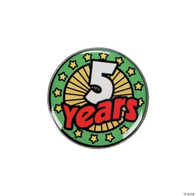 Years Of Service Pins - “5 Years”
